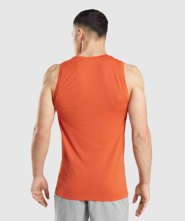 Panske Tielko Gymshark Vital Seamless Light Oranžové | AW3568709